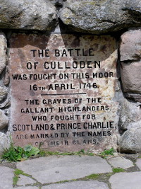 culloden 1745 clans battlefield cairn jacobites defeat broke drumossie moor slaughter